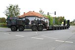Panzer verlegt - Stau auf Autobahn (Foto: Silvio Dietzel) Panzer verlegt - Stau auf Autobahn (Foto: Silvio Dietzel)