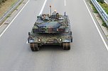 Panzer verlegt - Stau auf Autobahn (Foto: Silvio Dietzel) Panzer verlegt - Stau auf Autobahn (Foto: Silvio Dietzel)