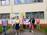 Spende f&uuml;r das Behindertenfahrzeug (Foto: Dorothea Kieper)