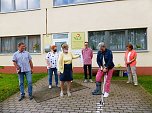 Spende f&uuml;r das Behindertenfahrzeug (Foto: Dorothea Kieper)