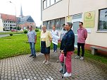 Spende f&uuml;r das Behindertenfahrzeug (Foto: Dorothea Kieper)