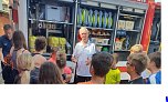 Bei der Feuerwehr (Foto: Kreissportbund)