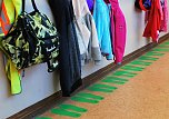 Alles hat seinen Platz und seine Ordnung in der Sierslebener Grundschule (Foto: J. Miche)