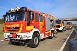 Autobrand auf Autobahn (Foto: S.Dietzel)