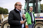 Beim Spatenstich zum Radweg Ellrich-Walkenried (Foto: J.Piper)