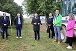 Beim Spatenstich zum Radweg Ellrich-Walkenried (Foto: J.Piper)