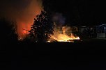 Feuer auf dem Campingplatz (Foto: S. Dietzel)