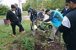 Ein Apfelbaum f&uuml;r den Spielplatz (Foto: K. Sieber)