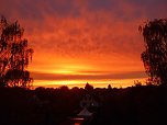 Sonnenuntergang in Nordhausen (Foto: B.Thielbeer)