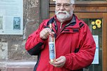 Kleine "Enth&uuml;llung" f&uuml;r den Theodosius-Stein (Foto: agl)