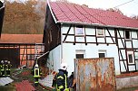 Geb&auml;udebrand in Rodishain (Foto: S. Dietzel)