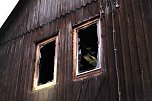 Geb&auml;udebrand in Rodishain (Foto: S. Dietzel)