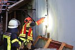 Geb&auml;udebrand in Rodishain (Foto: S. Dietzel)