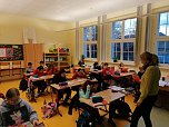 Vorfreude in der Petersbergschule (Foto: privat)