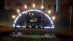 Gesponserter Schwibbogen vom Schachtbau Nordhausen (Foto: Stadtverwaltung Bad Frankenhausen)
