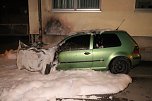 Mutmaßliche Brandanschläge gestern nacht in Sonderhausen (Foto: S.Dietzel) Mutmaßliche Brandanschläge gestern nacht in Sonderhausen (Foto: S.Dietzel)