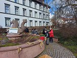 Am Meerpferdchenbrunnen (Foto: A.Fr&ouml;hlich-Meier)