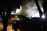 Garagenbrand in Feldengel (Foto: S. Dietzel)