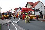 Geb&auml;udebrand in Woffleben (Foto: S. Dietzel)