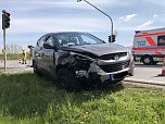 Unfall auf der B4 bei Sundhausen (Foto: S. Dietzel)