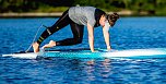 Fitnessprogramm auf dem Wasser mit Susanne Lier (Foto: Christoph Keil)