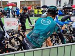 Start zur zweiten Etappe der Deutschland Tour (Foto: P.Blei)
