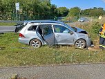Unfall auf der A38 (Foto: S. Dietzel)