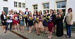 Gruppenfoto der Abschlussklasse Gesundheits- und Krankenpflege 2021.    (Foto: Helios Bildungszentrum Mansfeld-S&uuml;dharz)