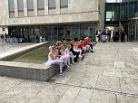 Die Eleven des Tanzstudio Radeva konnten am Denkmaltag gleich an zwei Orten auftreten (Foto: Dimitar Radev)