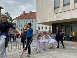 Die Eleven des Tanzstudio Radeva konnten am Denkmaltag gleich an zwei Orten auftreten (Foto: Dimitar Radev)