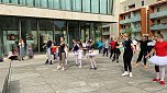 Die Eleven des Tanzstudio Radeva konnten am Denkmaltag gleich an zwei Orten auftreten (Foto: Dimitar Radev)