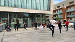 Die Eleven des Tanzstudio Radeva konnten am Denkmaltag gleich an zwei Orten auftreten (Foto: Dimitar Radev)