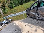 An der Unfallstelle (Foto: Feuerwehr Arenshausen/SD)