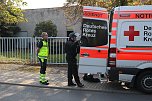 Die Polizei nimmt einen Mann fest, der ein Haus anz&uuml;nden wollte (Foto: S.Dietzel)