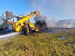 Einsatz der Feuerwehr bei Brand in Kirchengel (Foto: S.Dietzel) Einsatz der Feuerwehr bei Brand in Kirchengel (Foto: S.Dietzel)