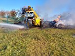 Einsatz der Feuerwehr bei Brand in Kirchengel (Foto: S.Dietzel) Einsatz der Feuerwehr bei Brand in Kirchengel (Foto: S.Dietzel)