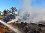 Einsatz der Feuerwehr bei Brand in Kirchengel (Foto: S.Dietzel) Einsatz der Feuerwehr bei Brand in Kirchengel (Foto: S.Dietzel)