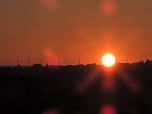 Sonnenuntergang in der Windl&uuml;cke (Foto: P.Blei)