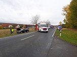 Unfall heute Nachmittag (Foto: Feuerwehr Bad Frankenhausen/SD)