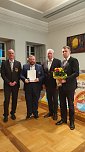 v.r.n.l, Peter Piechotta, Peter Ke&szlig;ler, Holger  H&ouml;velmann. S&ouml;ren Sch&ouml;be&szlig; (Foto: Peter M&ouml;bius)