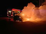Fahrzeugbrand bei Ebeleben (Foto: S. Dietzel)