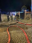 Wohnhausbrand in Seega (Foto: Feuerwehr Kyffh&auml;userland)