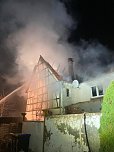 Wohnhausbrand in Seega (Foto: Feuerwehr Kyffh&auml;userland)