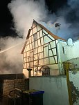 Wohnhausbrand in Seega (Foto: Feuerwehr Kyffh&auml;userland)