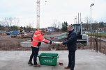 Grundsteinlegung am Albert-Kuntz-Sportpark (Foto: agl) Grundsteinlegung am Albert-Kuntz-Sportpark (Foto: agl)