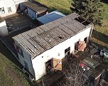 Abgebrannte Lauben in Greu&szlig;en (Foto: S. Dietzel)