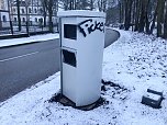Blitzerkasten in Ilfeld wurde beschmiert (Foto: S.Dietzel)