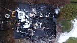 Tagesbilder vom Brandort (Foto: S. Dietzel)