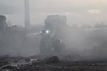 Strohballenbrand in Niedertopfstedt (Foto: S.Dietzel)
