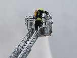 Strohballenbrand in Niedertopfstedt (Foto: S.Dietzel)